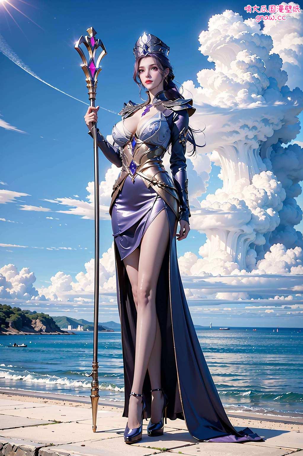 仿佛一剑就能斩断所有烦恼只是国漫美女军团中的一员