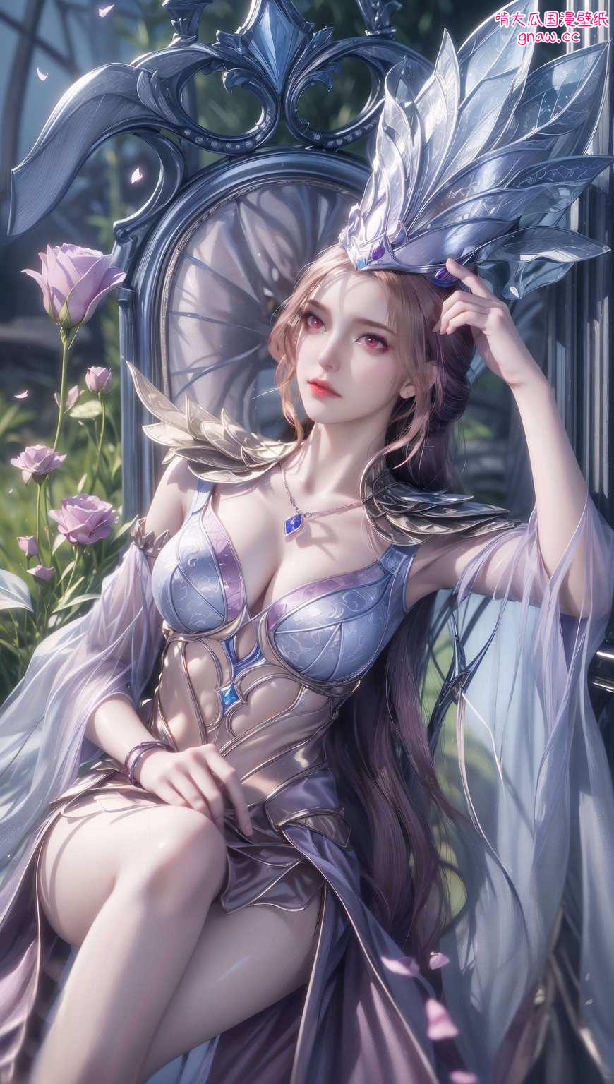 一位充满玄幻色彩的国漫美女以其独特的魅力
