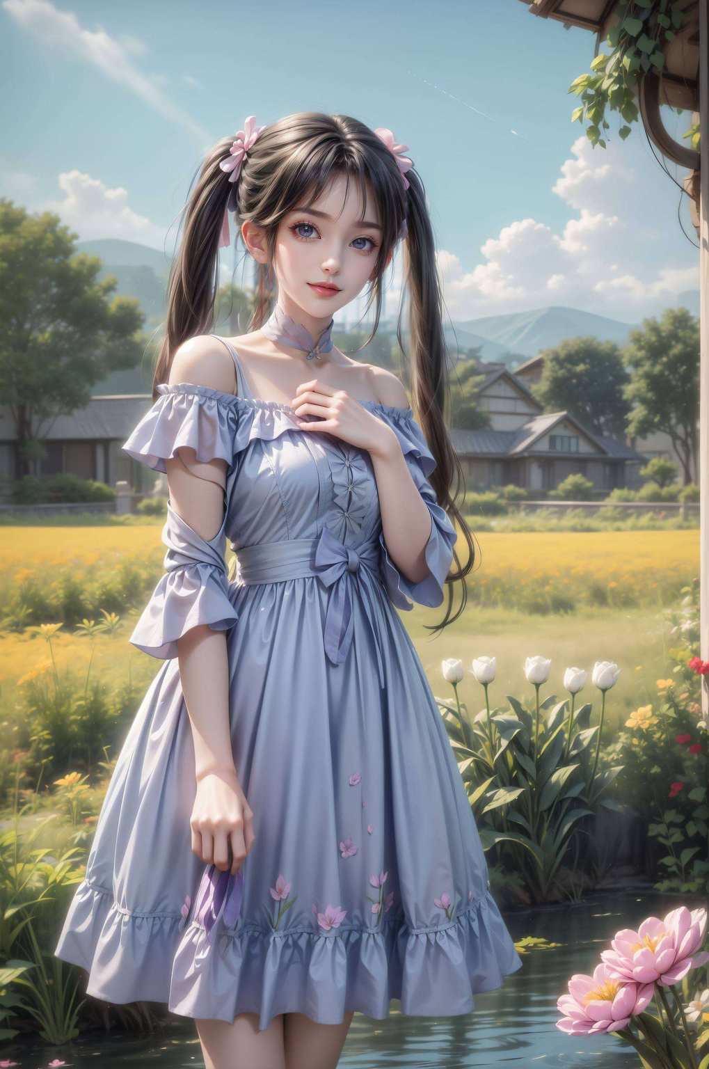 将她的魅力完美呈现为你的iPhone带来一抹清新的国漫风情