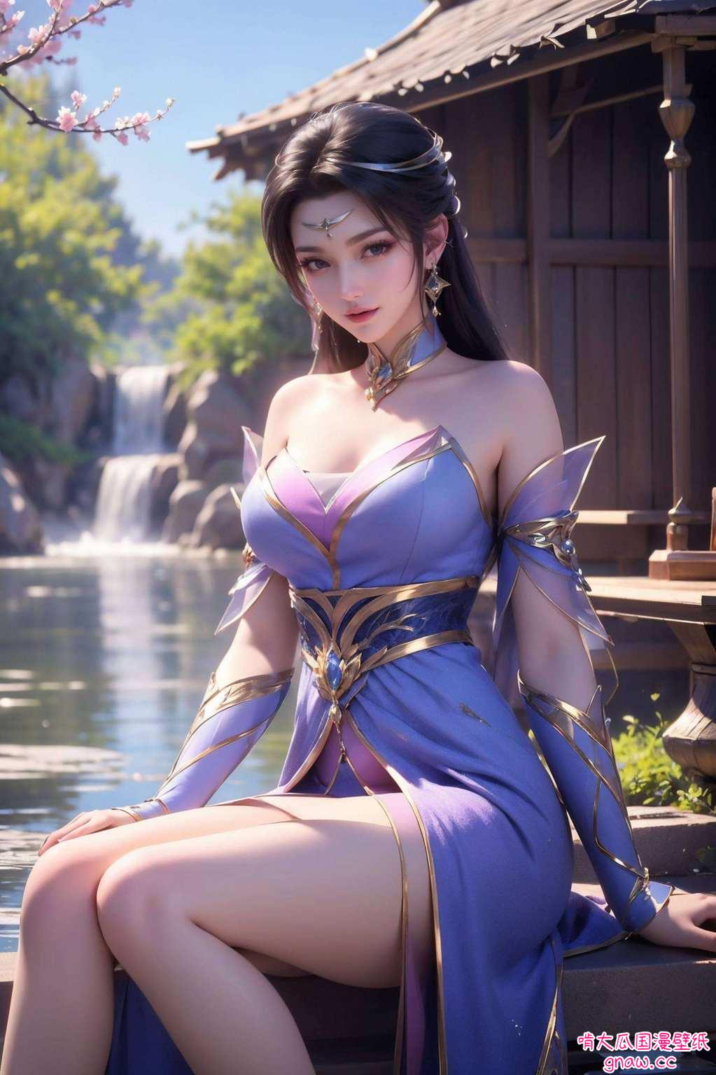 国漫界的女神楚灵玉来啦！穿上她的仙武战衣各位仙侠迷们