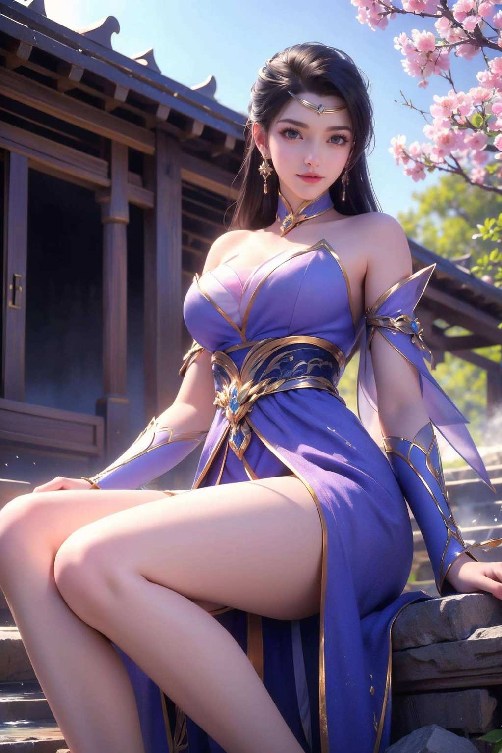 她的每一次眨眼想象一下