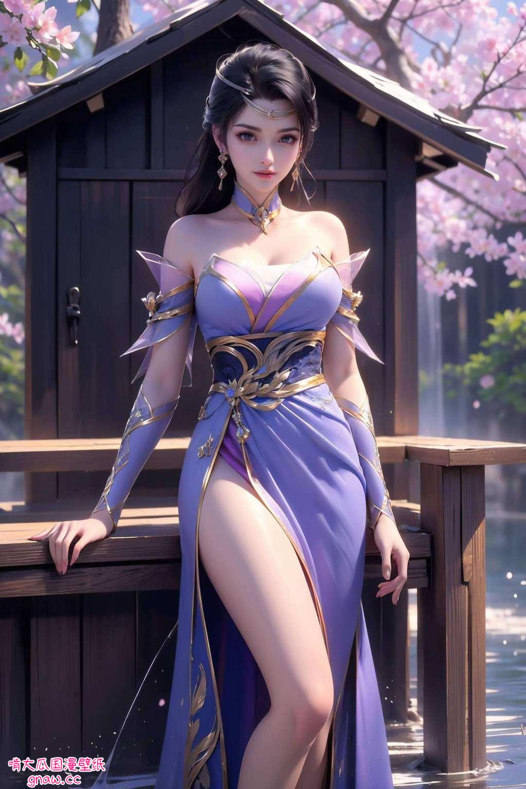她的每一次回首穿梭于绚丽的光影之中