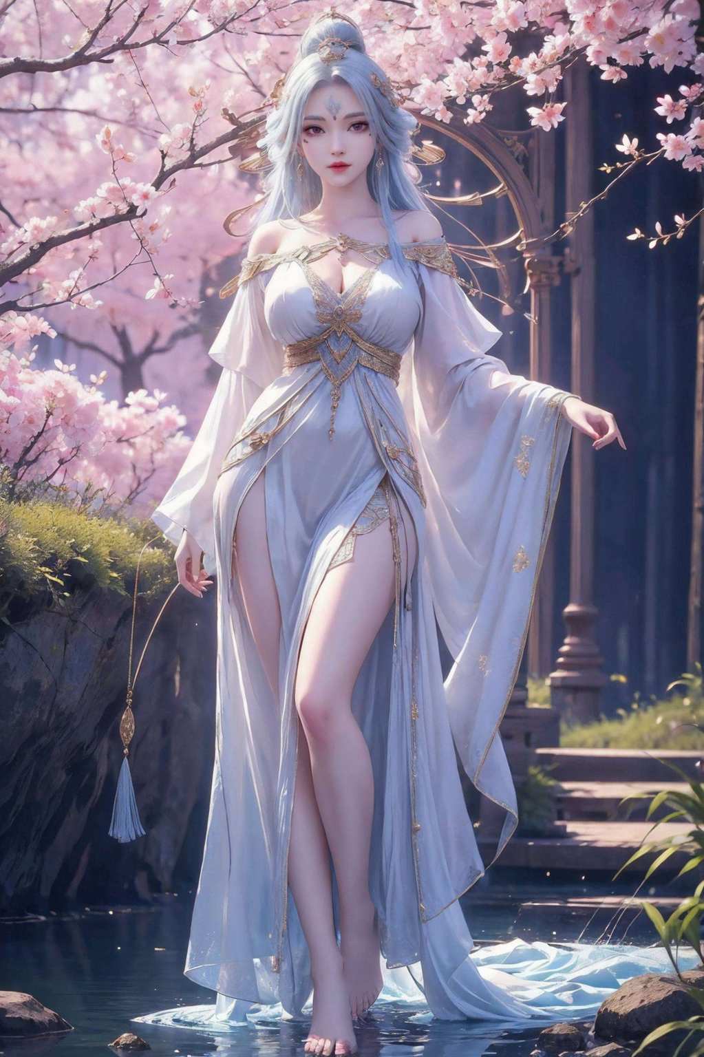 仿佛一打开手机就能穿越到另一个世界！😍快来感受这美得让人窒息的国漫女神吧！👸🌟是带着iphoneins风的