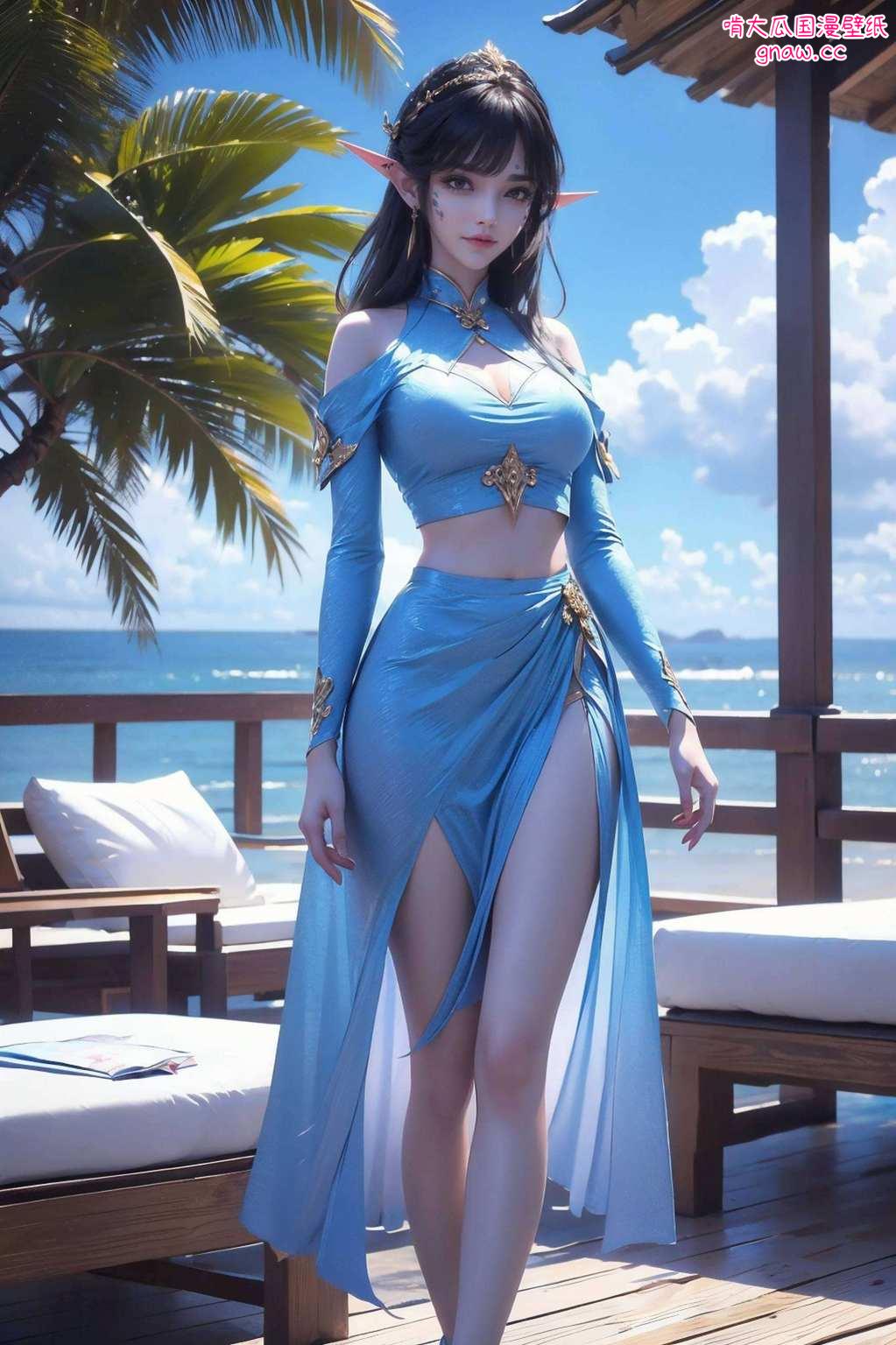 是玄幻世界的门票来看看这款新出的高分辨率极简壁纸吧！融合了国漫女神凤清儿的独特魅力