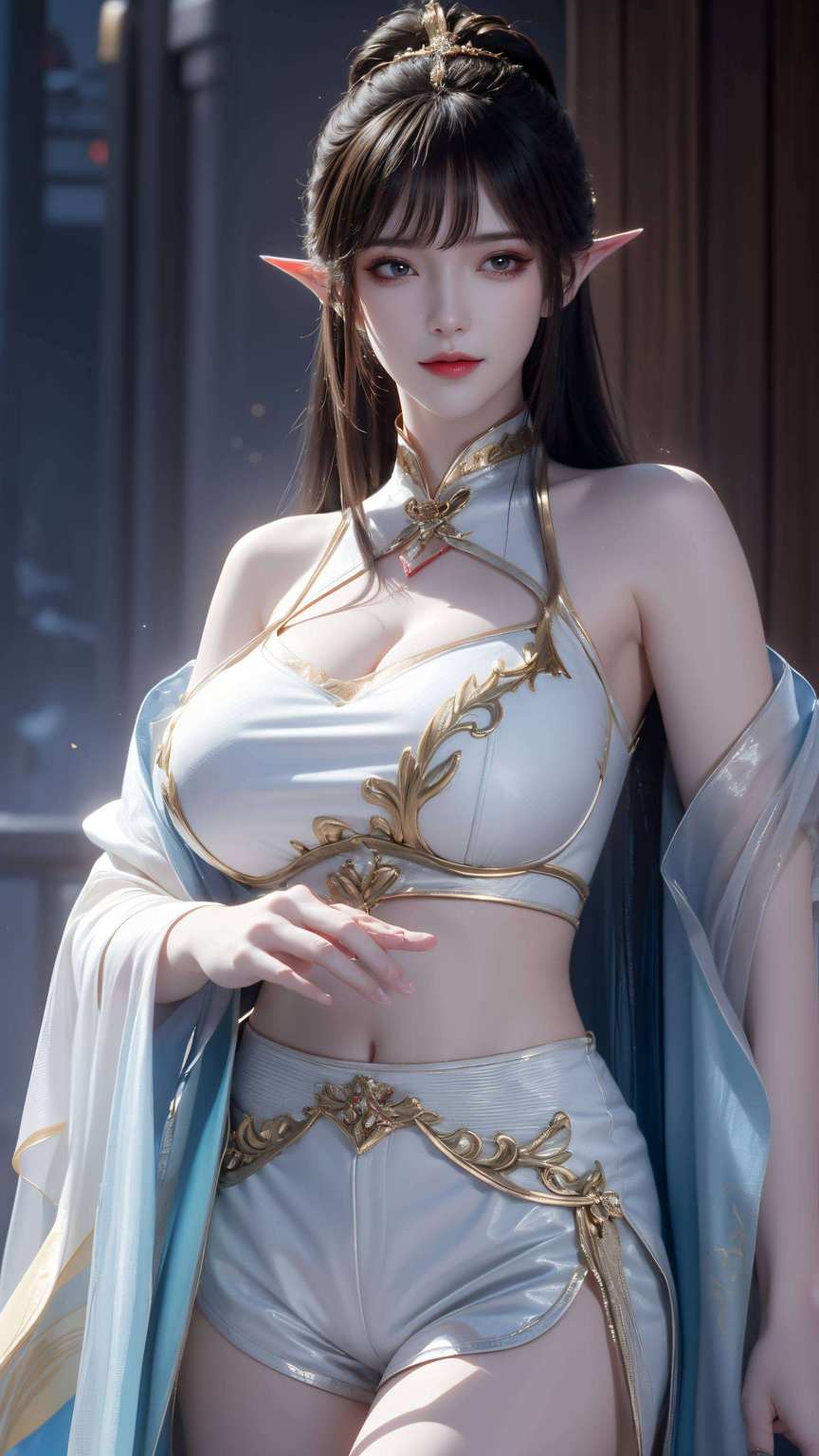 手机控们仿佛自己也成了国漫里的美女主角