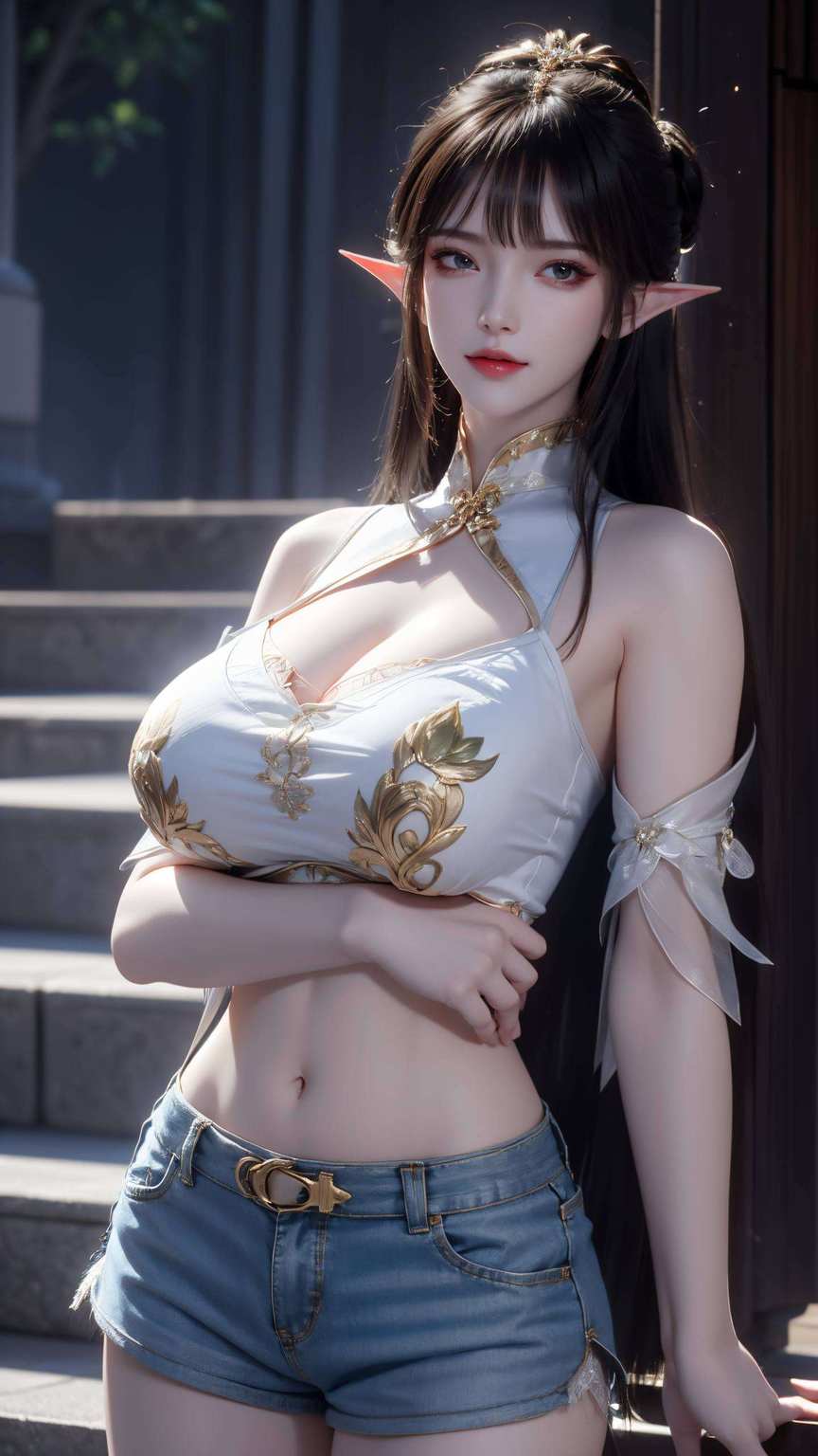 更是国漫美女中的战斗机我信；说她能让你的手机也跟着斗破审美疲劳