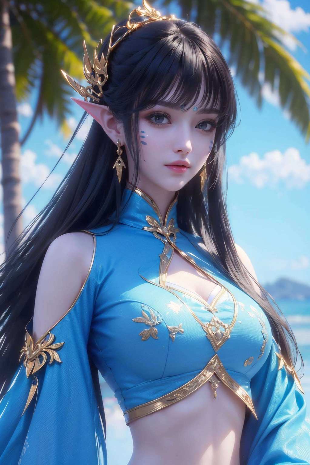 这不仅是一幅国漫壁纸更是国漫女神的灵动展现