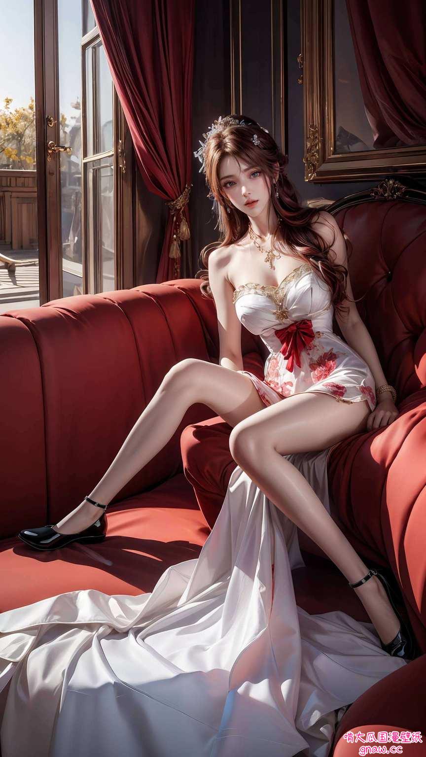 画中仙子映国漫女神姿