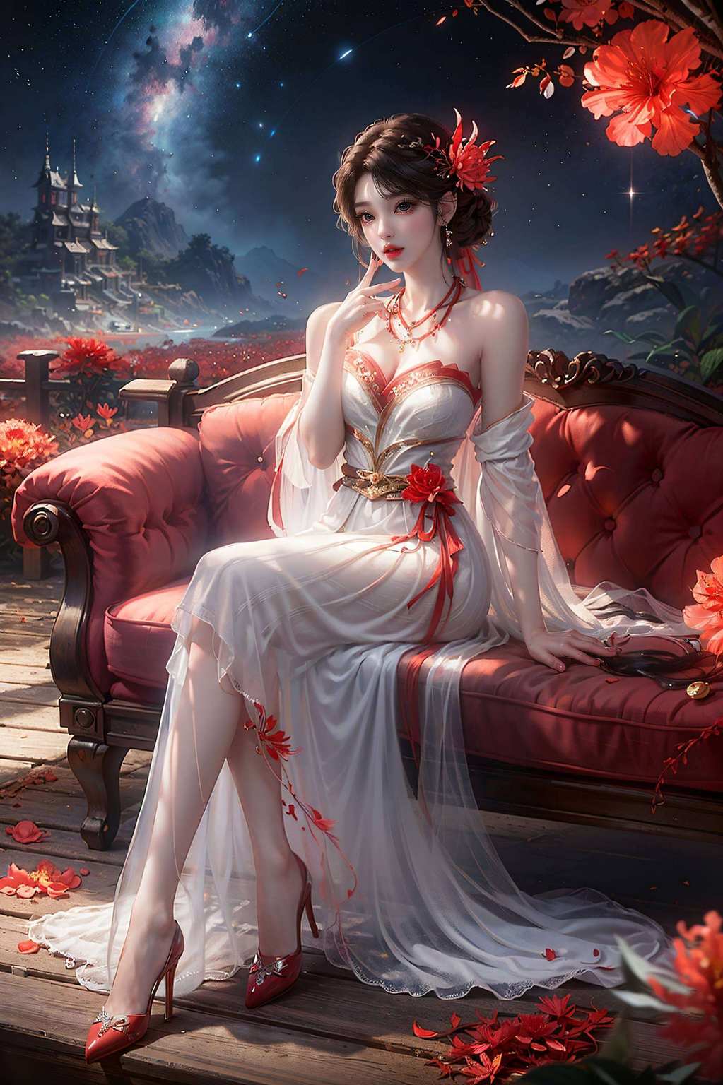 这位动漫美女谁能想到
