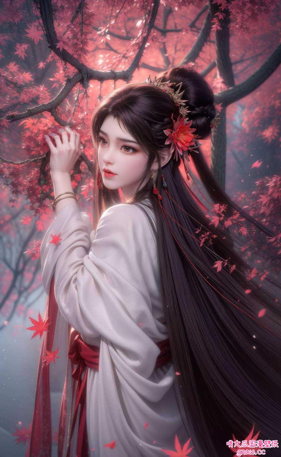完美世界里的火灵儿每天都能和国漫女神亲密互动