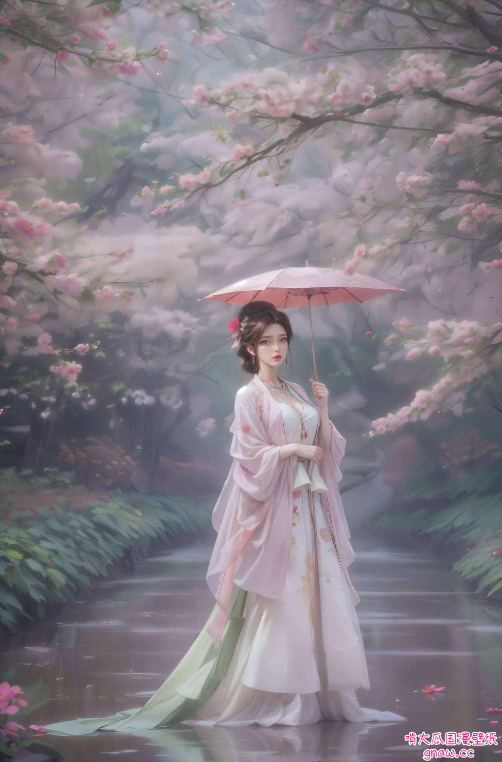 这国漫女神可是能翻天覆地的哦！不仅以她的高清壁纸霸屏无数果粉的手机