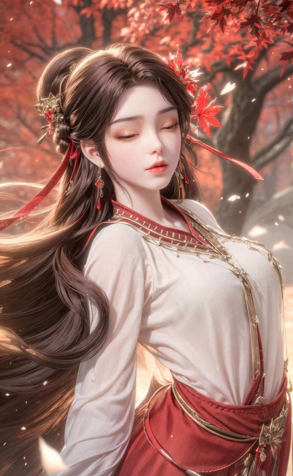她的每一次眨眼让人忍不住想要一头扎进她的玄幻世界