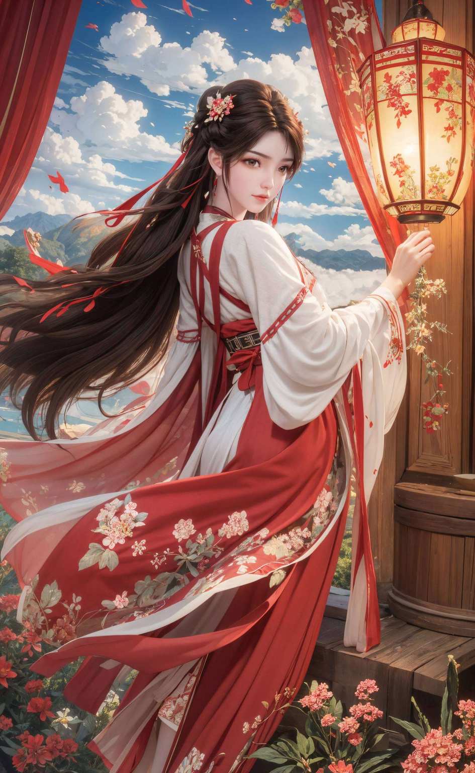 火灵儿以其独特的魅力为手机屏幕增添了一抹不可磨灭的仙气