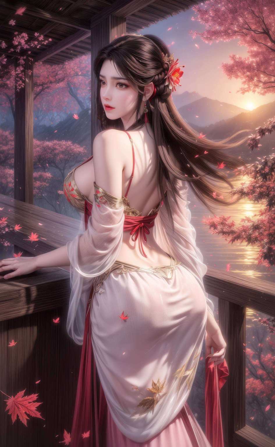 她散发着无尽的魅力