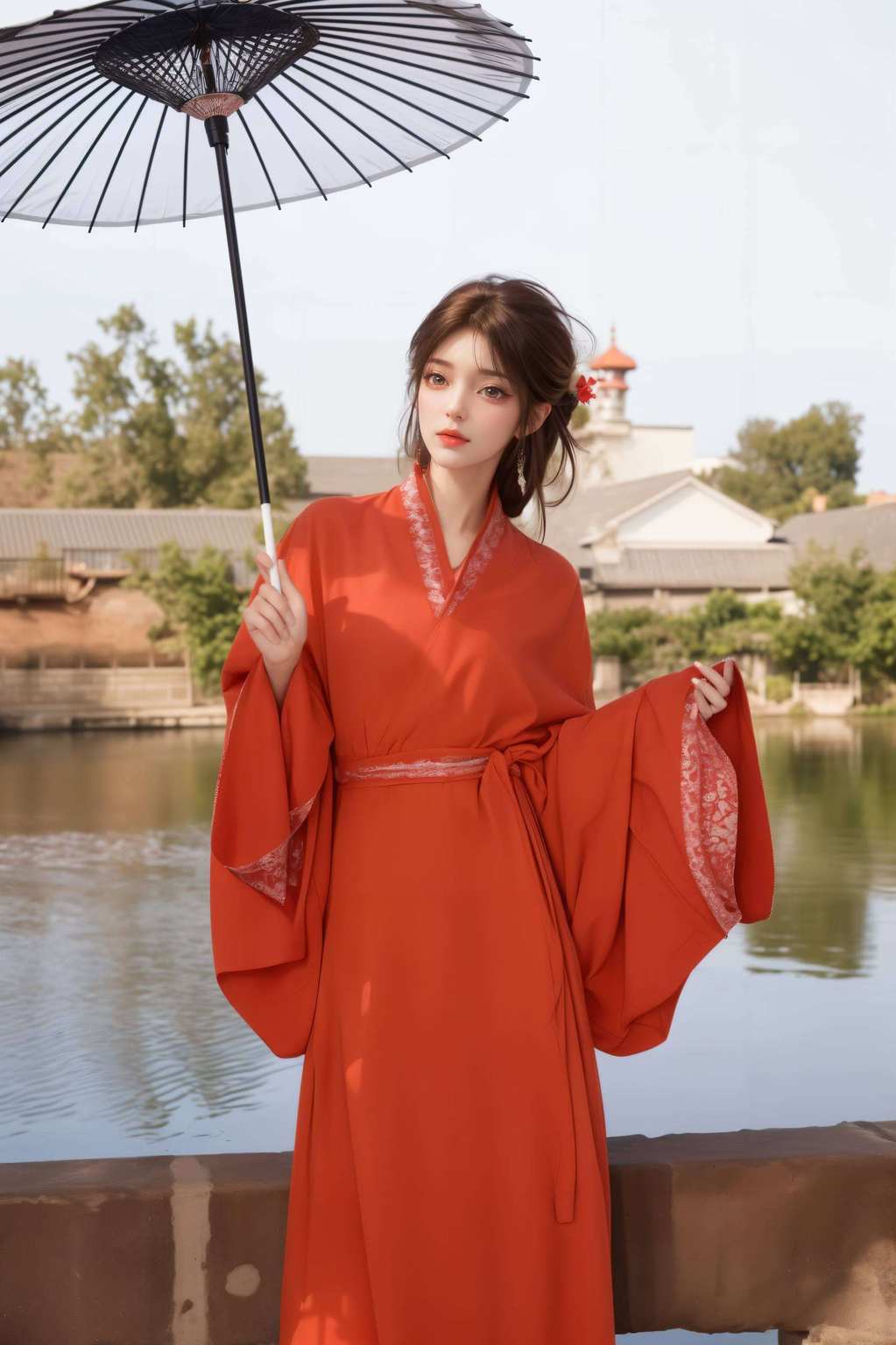 这位国漫女神火桑林火灵儿竖屏壁纸