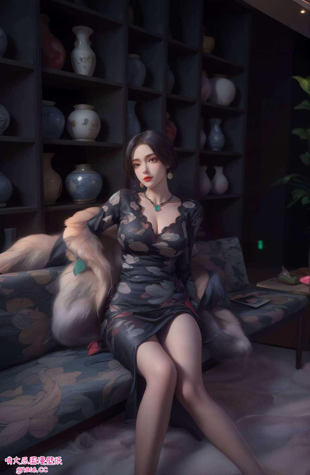 而这位国漫女神简直就是“美不胜收”的代名词！