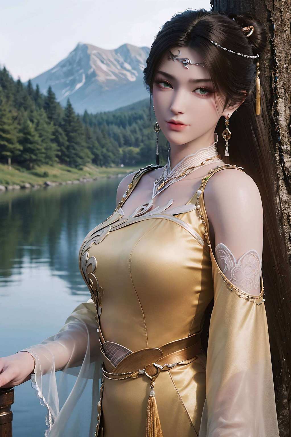 4k国漫壁纸今天要分享来看看这款超美的金瓶儿壁纸动漫吧！国漫女神金瓶儿携手诛仙人物