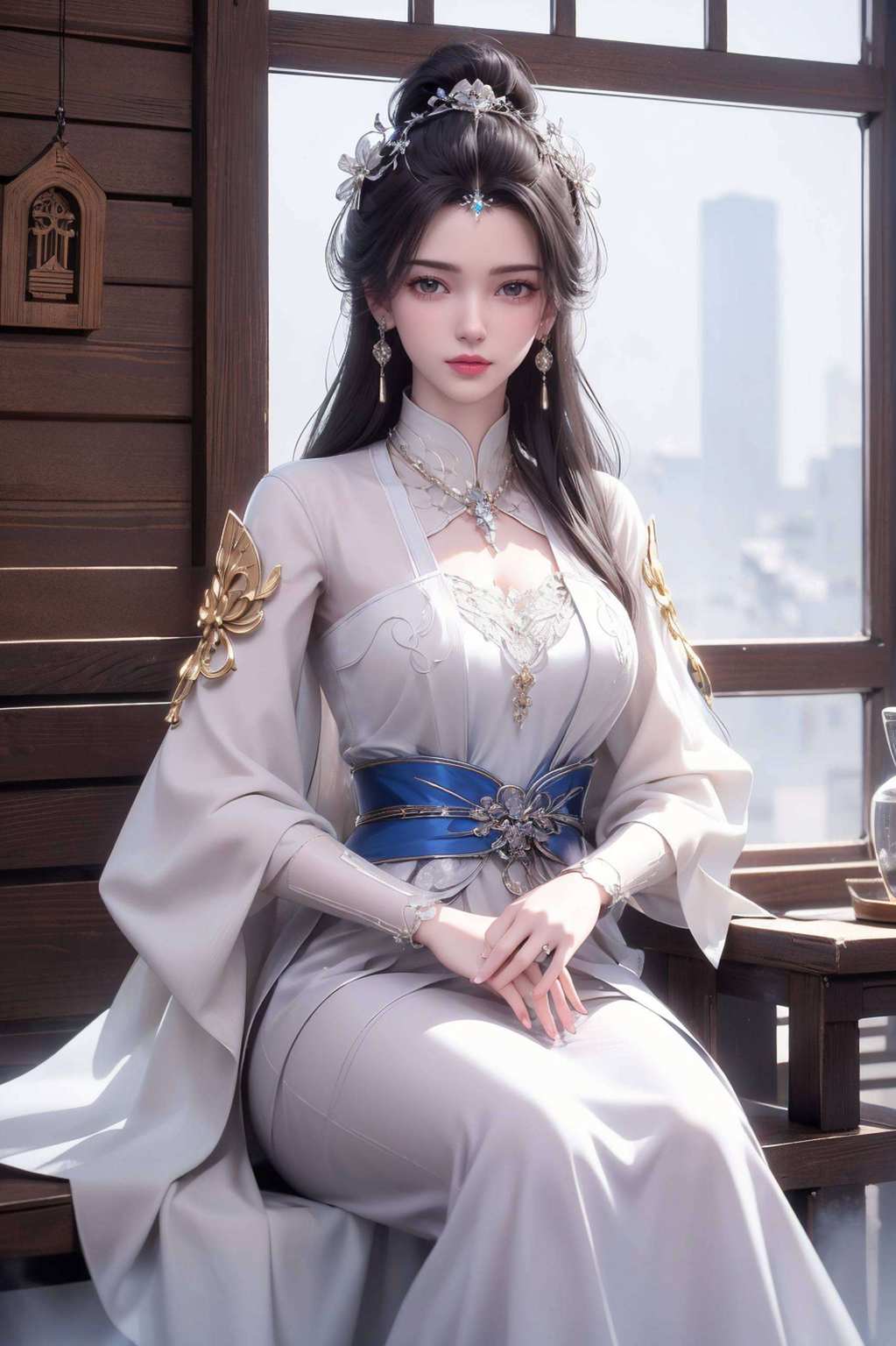 完美融入每一张壁纸李慕婉新建模的壁纸头像来了