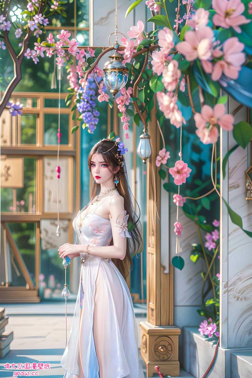 简直让人陶醉！快来感受一下国漫美女的魅力吧让你的平板桌面瞬间变身仙界美景！李慕婉那仙女般的气质