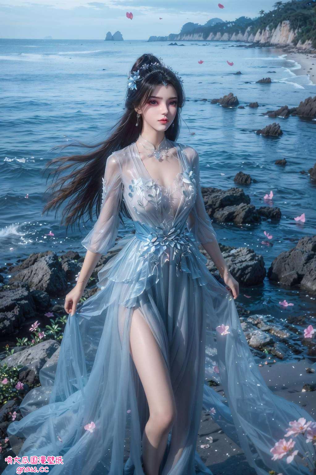 这款壁纸可是苹果粉色的哦！🌸🎮🌈这款壁纸是以我们国漫中的两位高颜值角色——王林和李慕婉为主角的💖🖼️快来下载这款王林和李慕婉壁纸合集吧