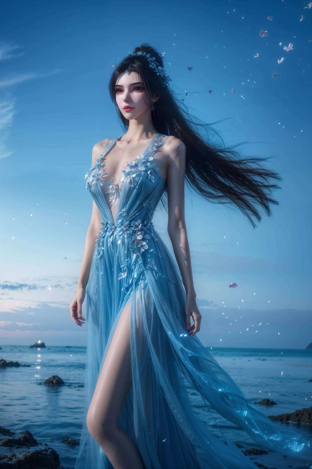 李慕婉不仅是仙逆中的绝世美女就像这幅极简壁纸