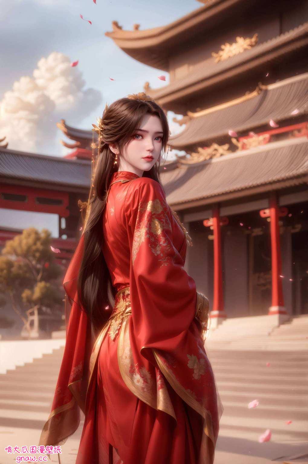 保障你每天一开机高清壁纸里的她