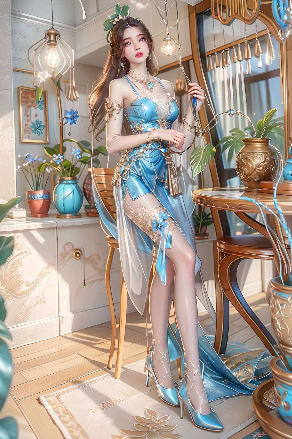 画壁纸以寄意神韵天成