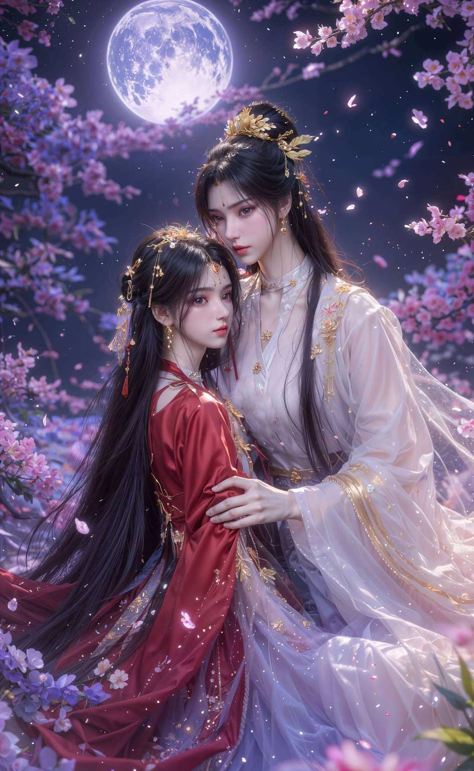 她那受损的仙裙下国漫女神的魅力