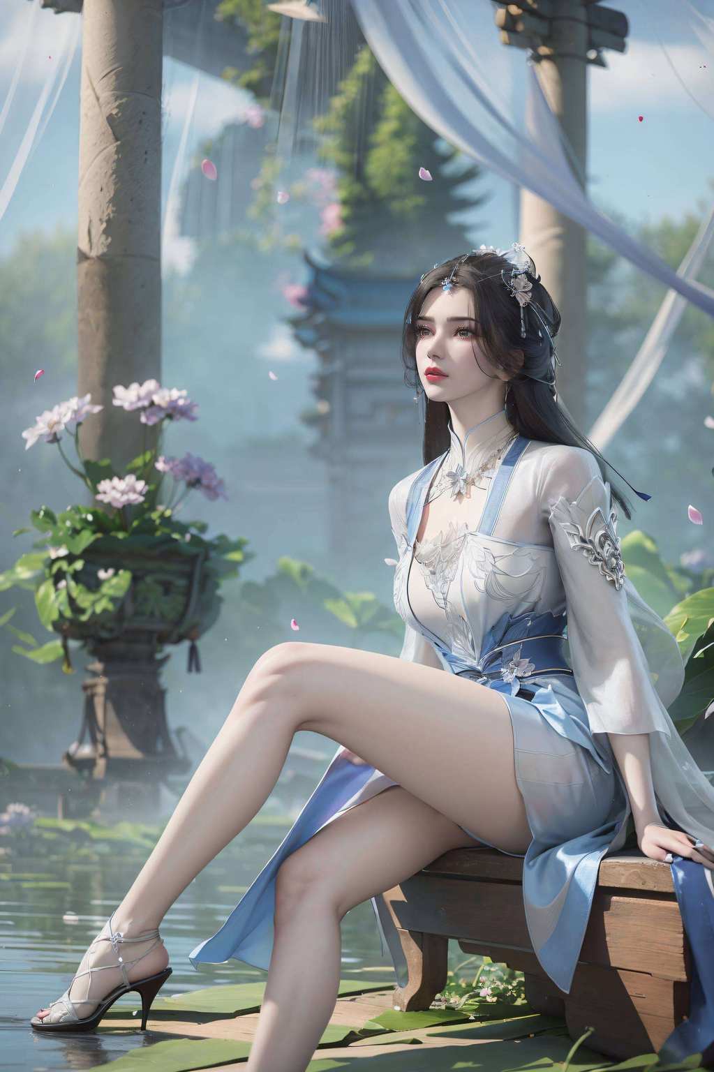 女神之美手机一隅