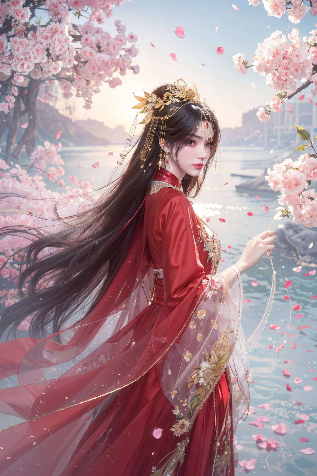 宛若玄幻世界之精灵仙逆之中女神也