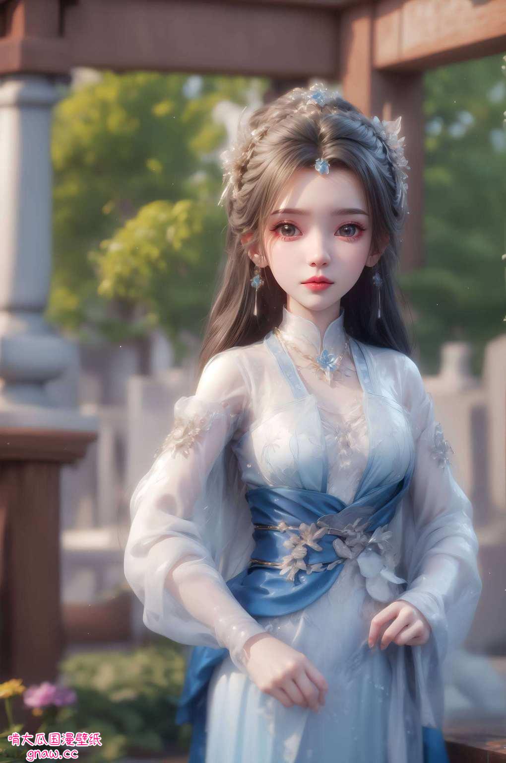 如同梦幻中的仙子轻轻一笑便能融化万千心扉