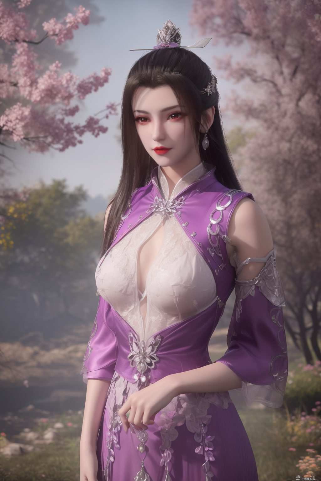 启之则步入仙境此画置于手机