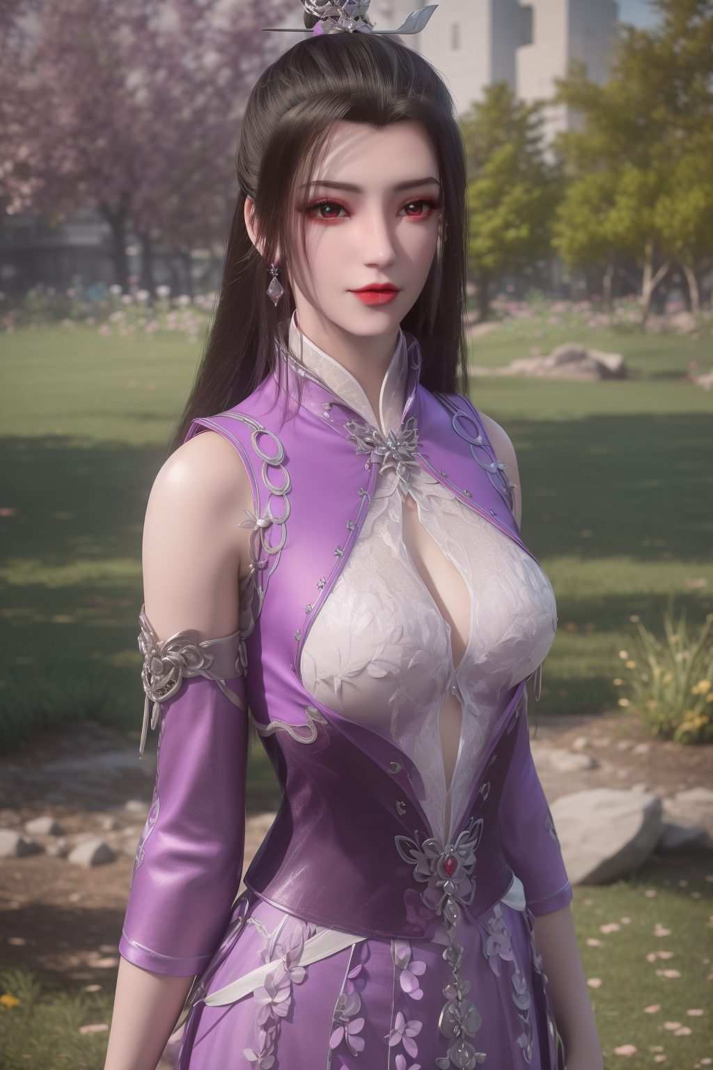 这位仙逆世界中的绝世美女仙气满满！