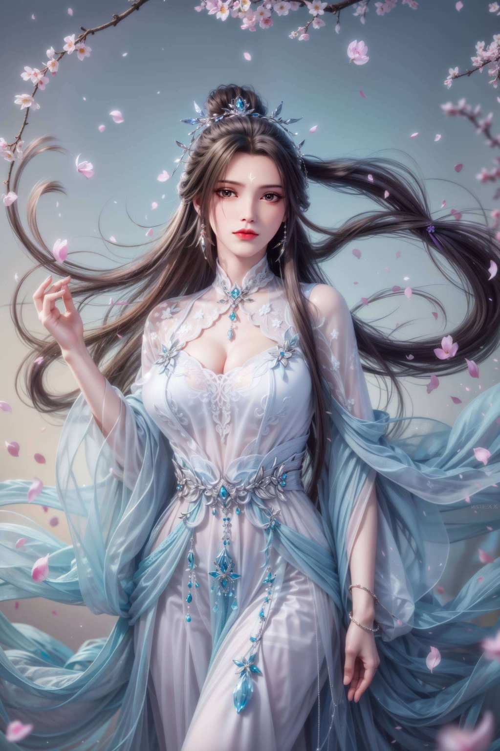 而在你的手机壁纸上她是那个每天给你力量的美少女
