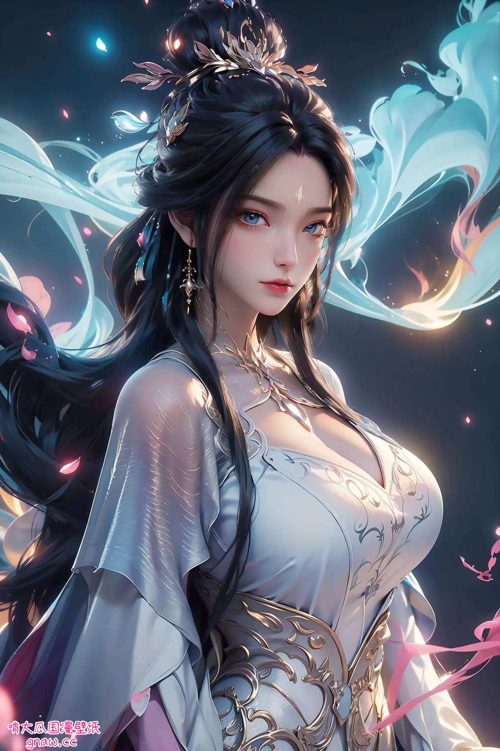 想要她的壁纸？别忘了否则怎么配得上这位动漫界的冷艳美女呢！