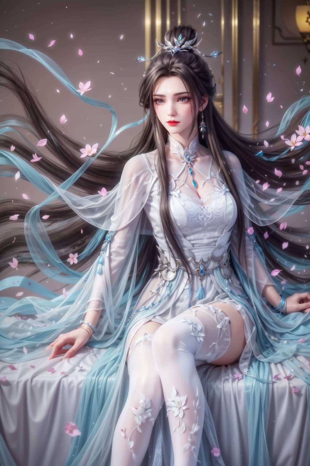 国漫之女神气质清冷如霜