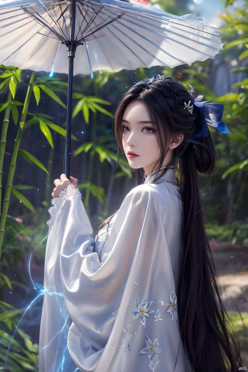 碧水情长动漫美女之韵