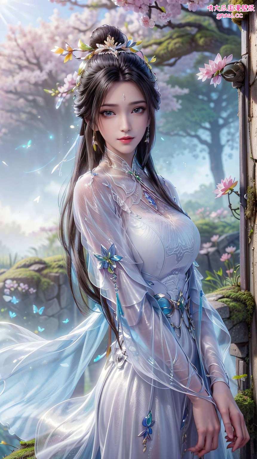 探寻国漫之美宛如画卷中的国漫女神