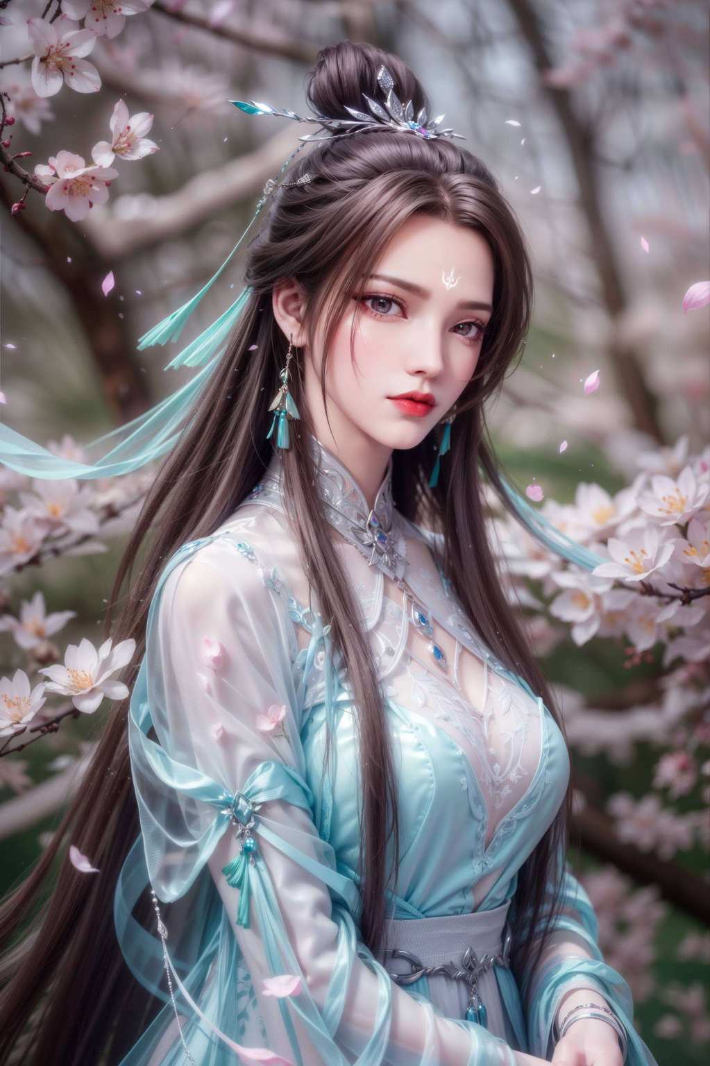 剑气纵横如同画卷般展开