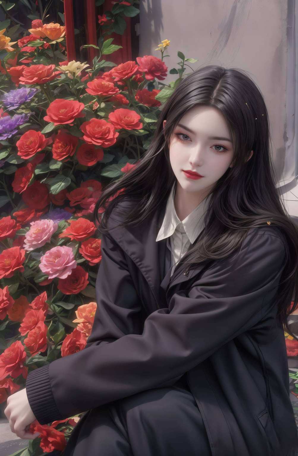 简直是国漫女神的代表！美杜莎的冷艳眼神、七彩吞天蟒的斑斓鳞片这款美杜莎壁纸绝对不能错过！