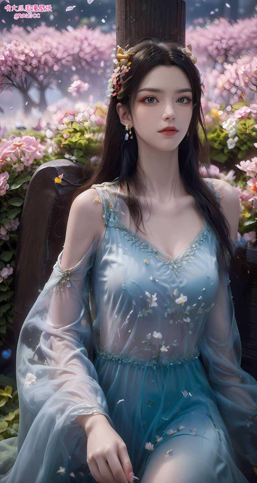 国漫美女焕发幽深梦境