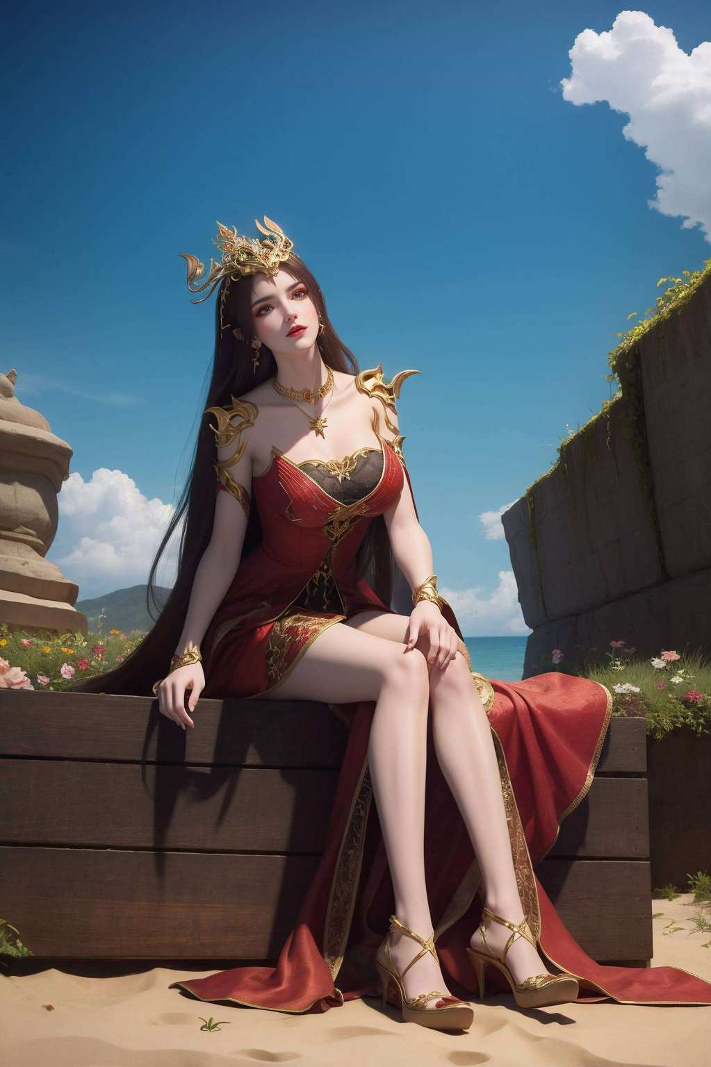 诸神美女美腿修长