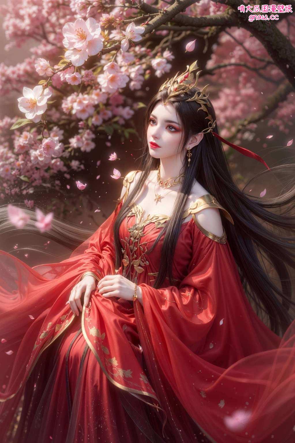 动漫壁纸间女神翩翩