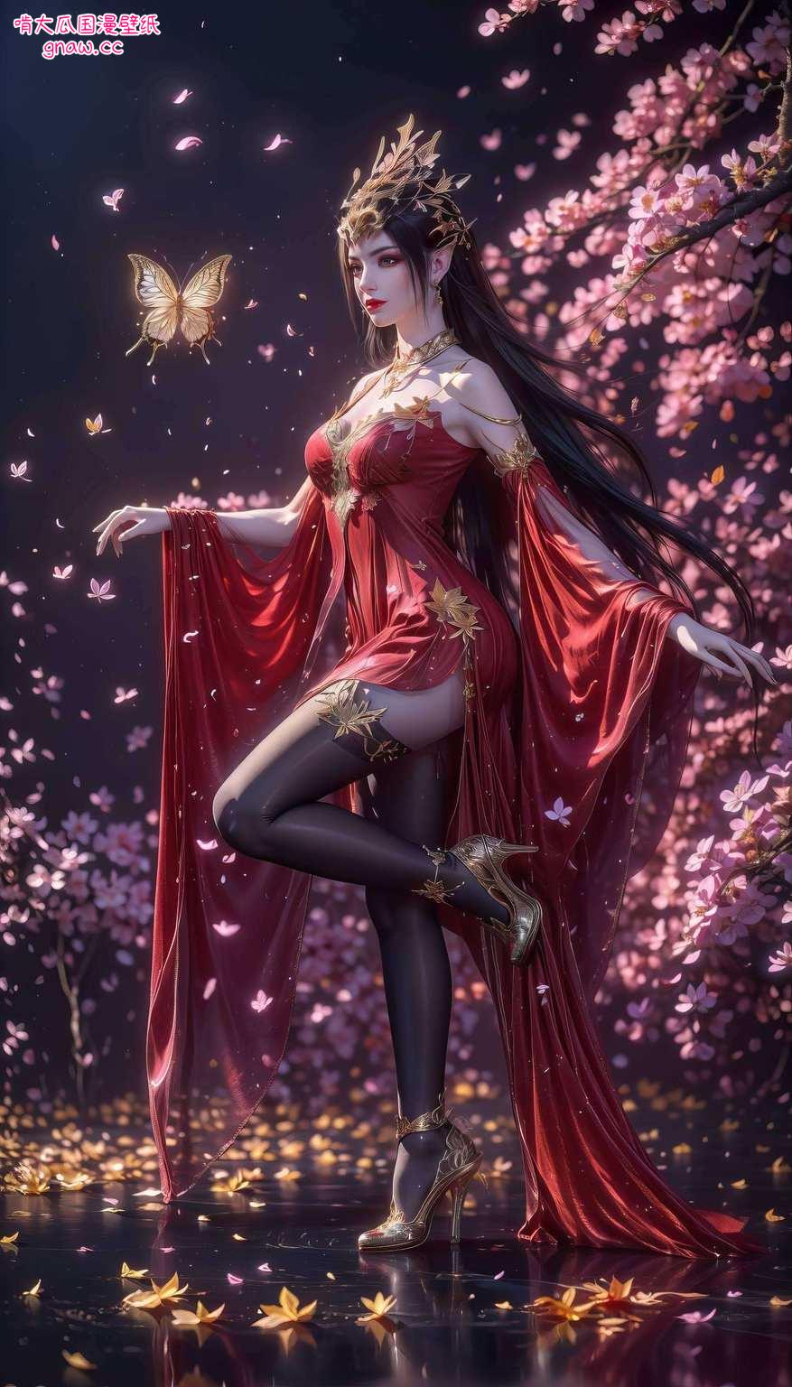 壁上绘神韵国漫美女颜
