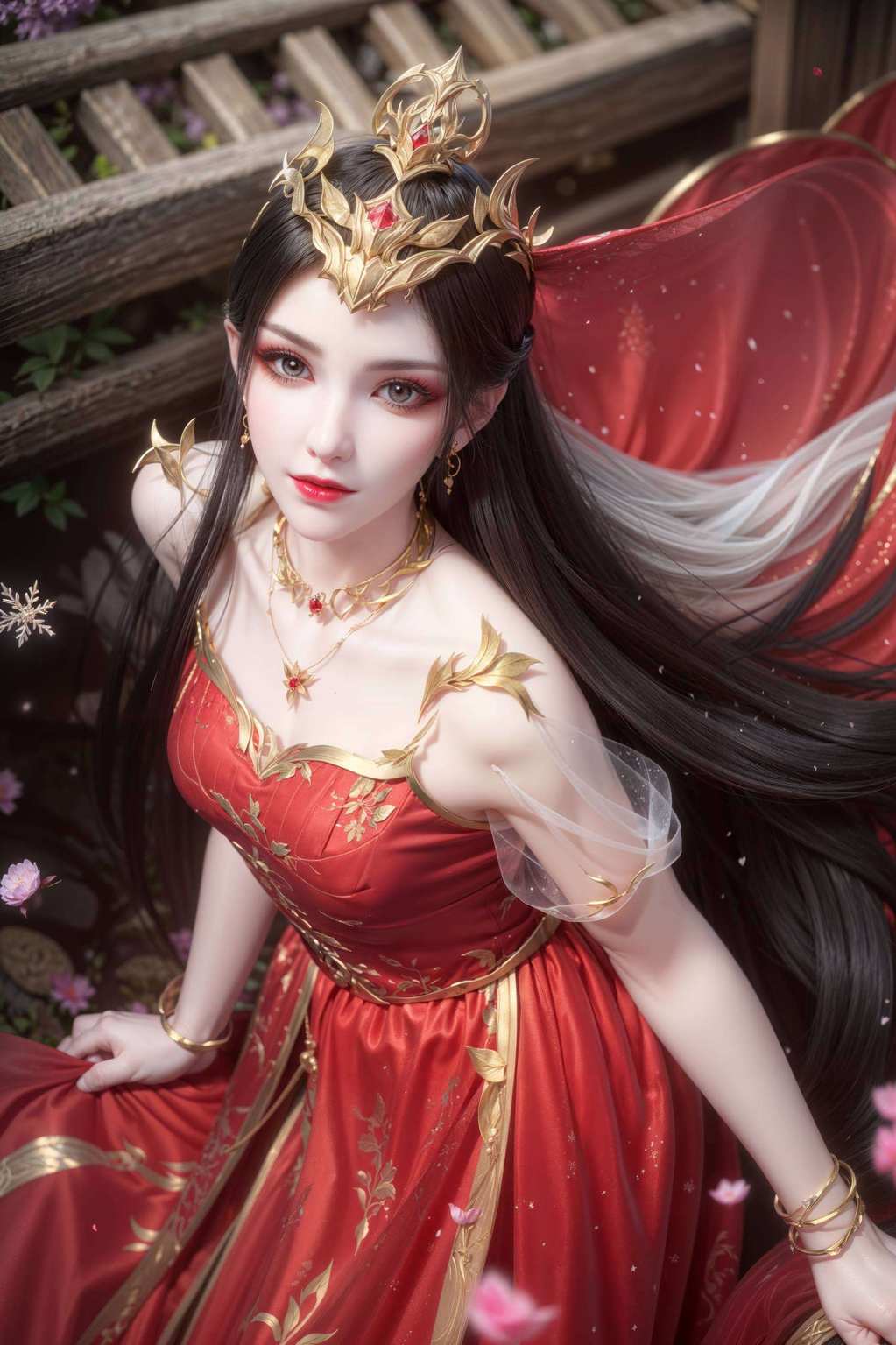 壁上绘美杜莎凝
