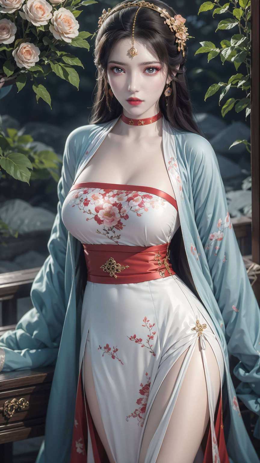 画面中的国漫女神和美女快给你的安卓手机换个壁纸