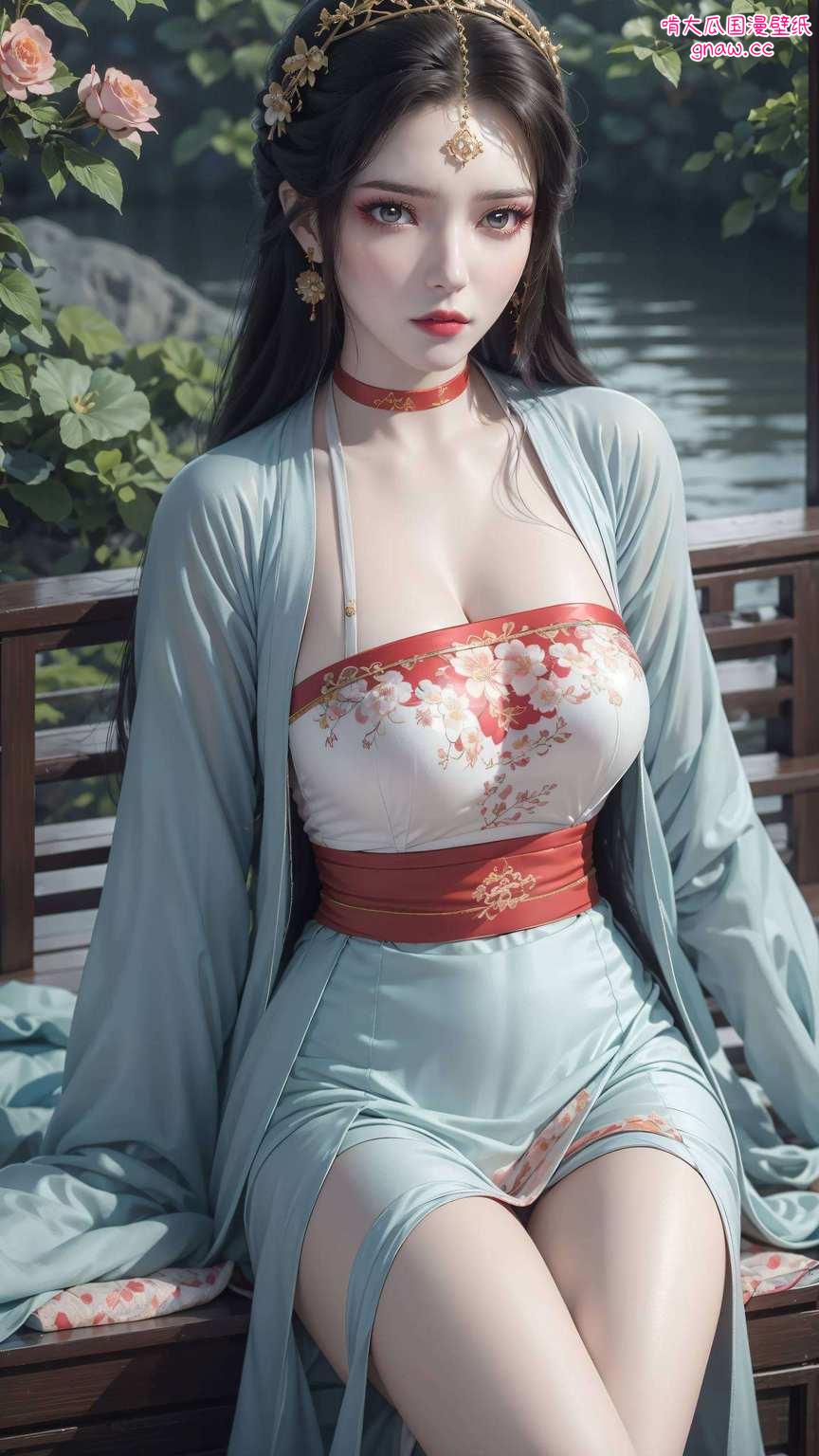 那如梦似幻的墨云背景玄幻感十足！这不仅是壁纸
