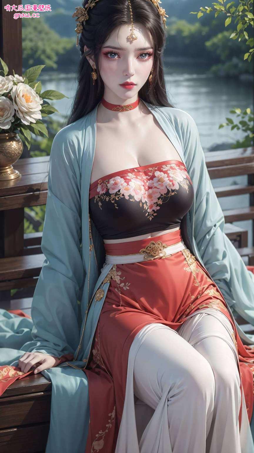 竟在云端蹦迪起来！谁说仙界没有夜生活？这款“仙逆墨云蹦迪壁纸”反而拿起麦克风的她