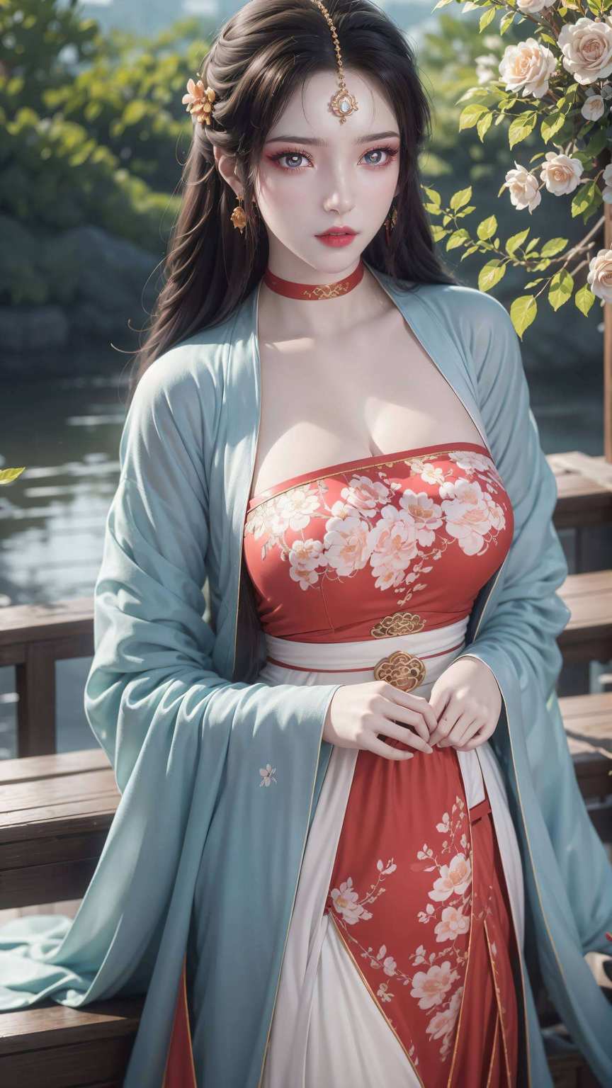 动漫美女墨云弥漫