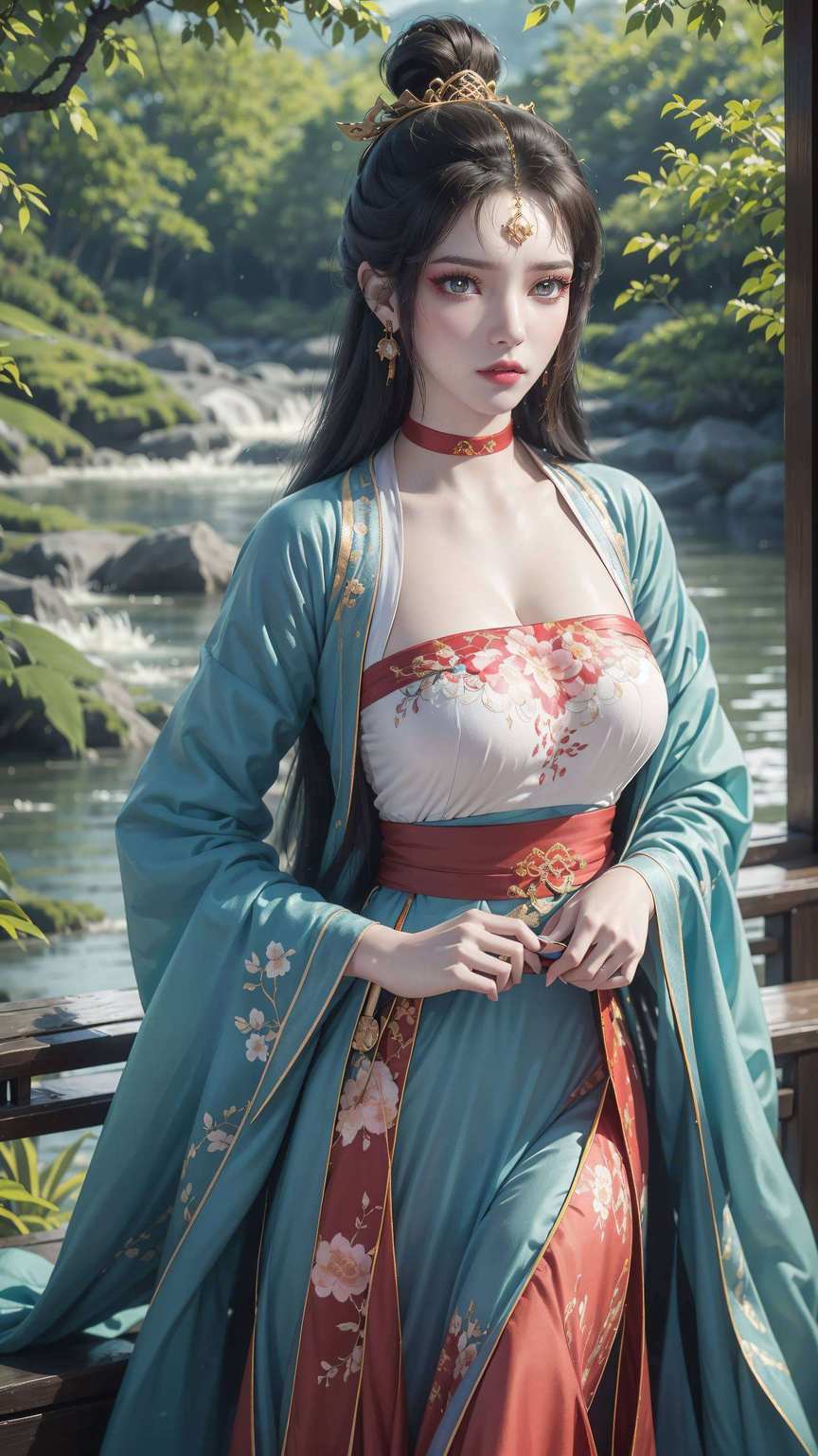 仙逆墨云之美墨色长发飘逸如云